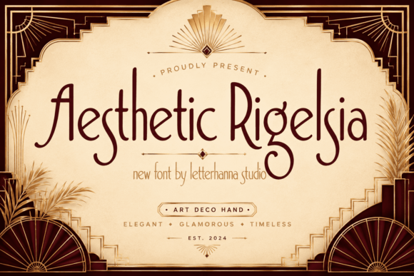 Aesthetic Rigelsia: Command Attention with Art Deco Elegance