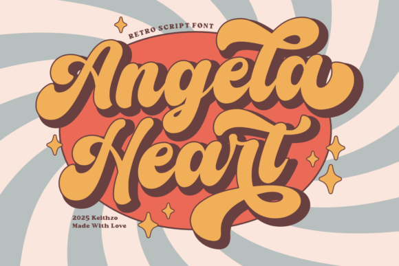Angela Heart: A Groovy Retro Script for Modern Projects