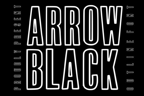 Arrow Black: Your Go-To for Bold, Retro-Modern Design
