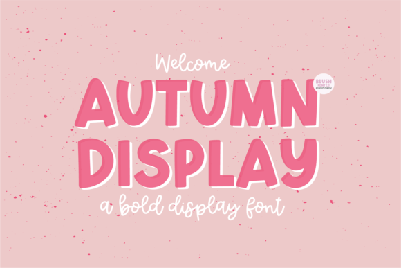Autumn Display: A Bold Retro Font for Standout Designs