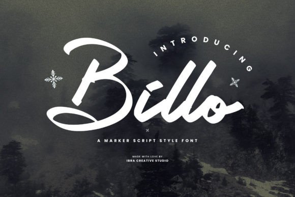 Billo: The Marker Font That Brings Casual Charm to Your Designs