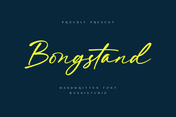 Bongstand: Unleash Energy with This Bold Script Font
