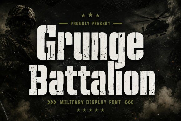 Command Visual Authority with Grunge Battalion