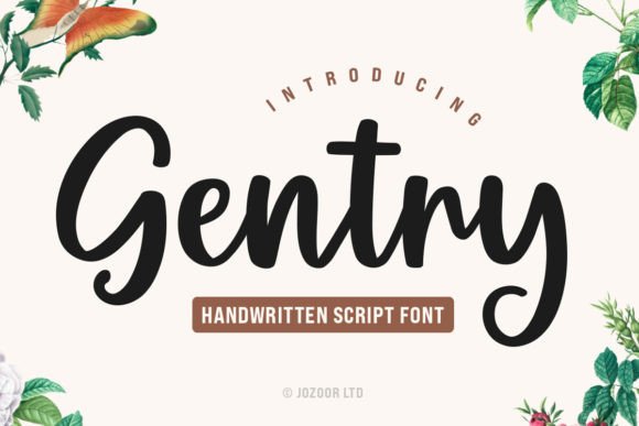 Discovering the Gentry Font: A Stylish Script for Modern Creators