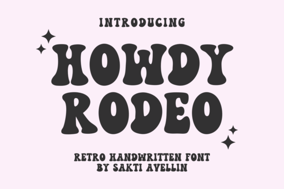Howdy Rodeo: A Handmade Retro Font for Authentic Design