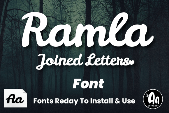 Ramla: The Connected Script Font for CNC, Craft, and Branding
