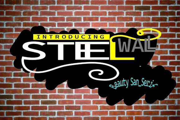 Steel Wall: Bold Display Typography for Impactful Design