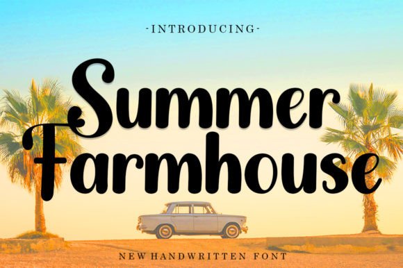 Summer Farmhouse: A Handcrafted Font for Authentic Design